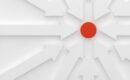 arrows pointing to a red dot